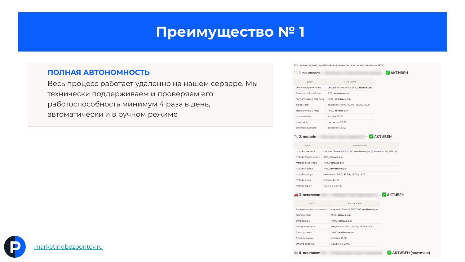 Автономная работа на своём сервере и проверка минимум четыре раза в день