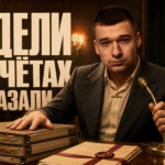 Обложка: свидетель за столом допроса с папками отчётов и печатью на договоре — байка про ведение рекламы без эскалации