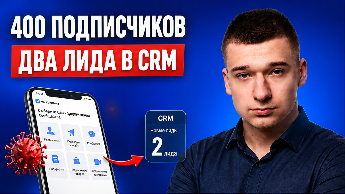 +400 подписчиков, в CRM два лида? Шесть целей продвижения сообщества VK за 45 минут