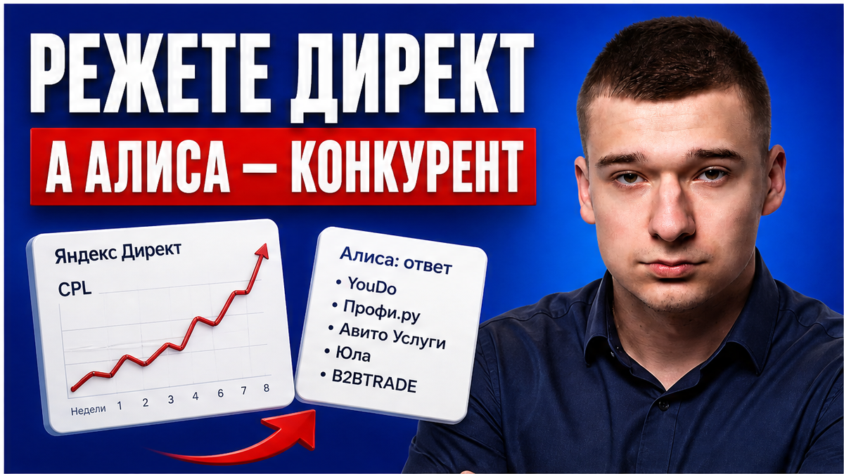 Режете Директ из-за CPL, а в Алисе — конкурент? Нейроаудит за 45 минут